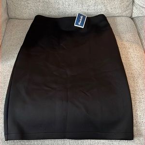 Black Zipper Skirt